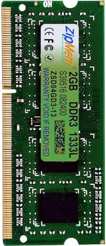 Image of 2GB DDR3 RAM | 1333MHz Laptop RAM | Notebook RAM (Memory) | CL-9 |SO-DIMM | PC3-10600 |1Rx8 Single Rank| Made in India| -3 Year Warranty