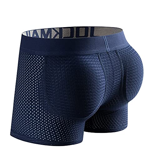 JOCKMAIL Men's Boxer Briefs Men Butt Padded Underwear Mesh Shapewear Boxer Briefs with Butt Enhancing Pads3