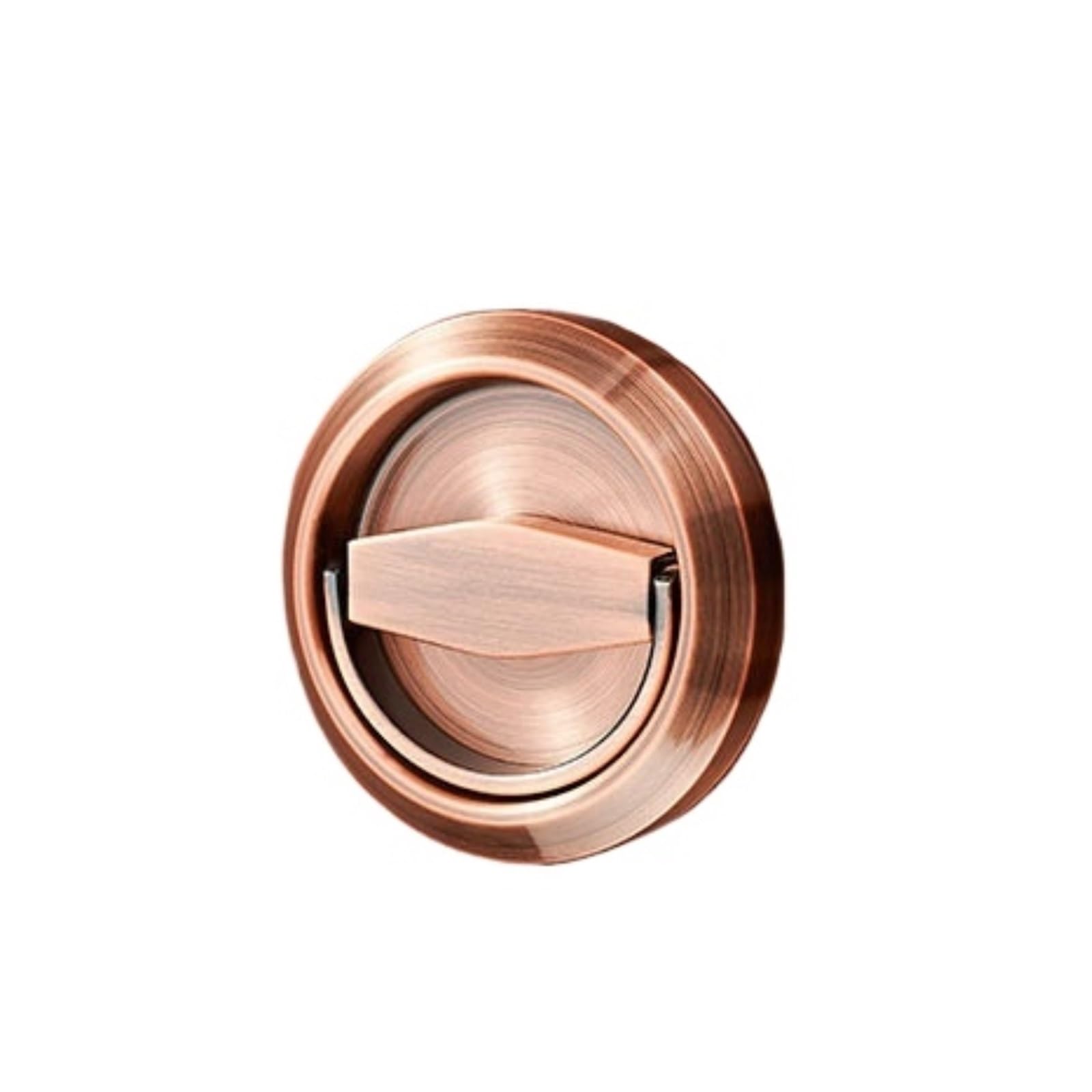 Round Recessed Door Lock Stainless Steel Recessed Invisible Door Handle