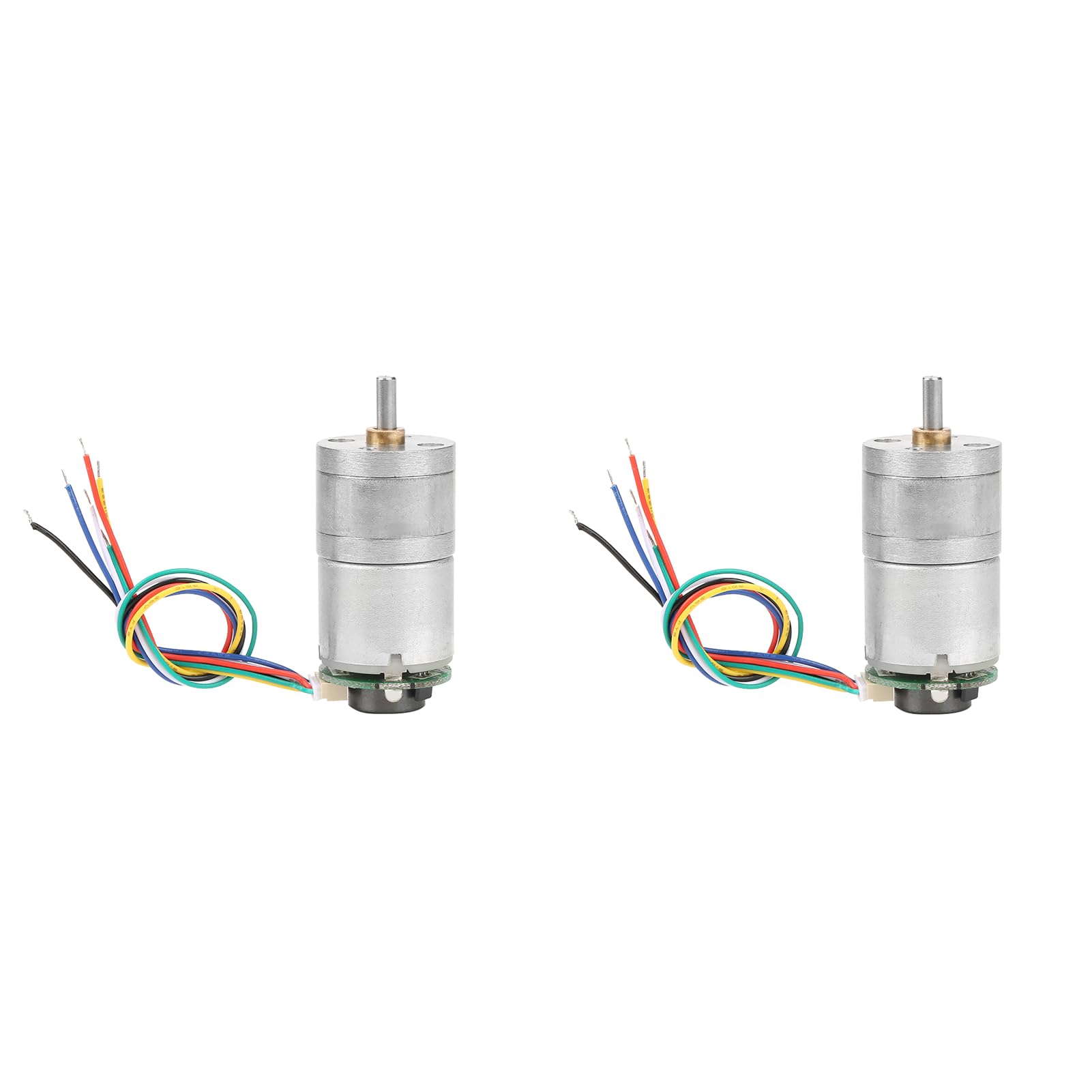 Eujgoov 12V DC Encoder Gear Motor High Metal Speed Reduction Motor for Robotics, Automation, and DIY Projects