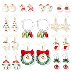 A7:12 pairs christmas earrings