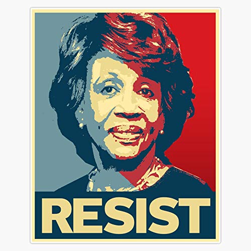 TCT Trading Maxine Waters Resist Poster Sticker Vinyl Stickers Waterproof Decal Car, Laptop, Bumper Stickers 5" TCT Trading Maxine Waters Resist Poster Sticker Vinyl Stickers Waterproof Decal Car, Laptop, Bumper Stickers 5"