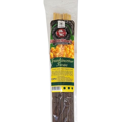 Blunt Black 19" Jumbo Hand Dipped Incense Sticks 30-Stick Pack - Choose Your Scent (Frankincense Fiesta) Cover