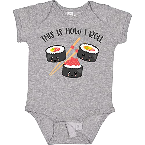 Image of inktastic Kawaii How I Roll Sushi Baby Bodysuit