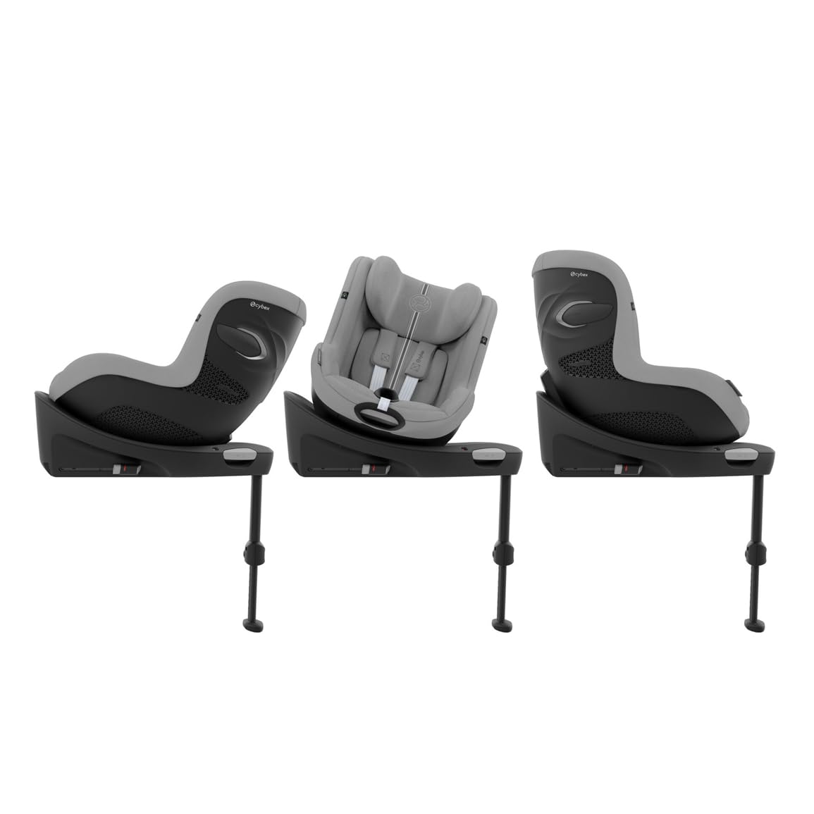 CYBEX Gold Sirona G i-Size Plus Kinder-Autositz, Ohne Base, 3 Monate bis 4 Jahre, 19 kg, 61-105 cm, Stone Grey