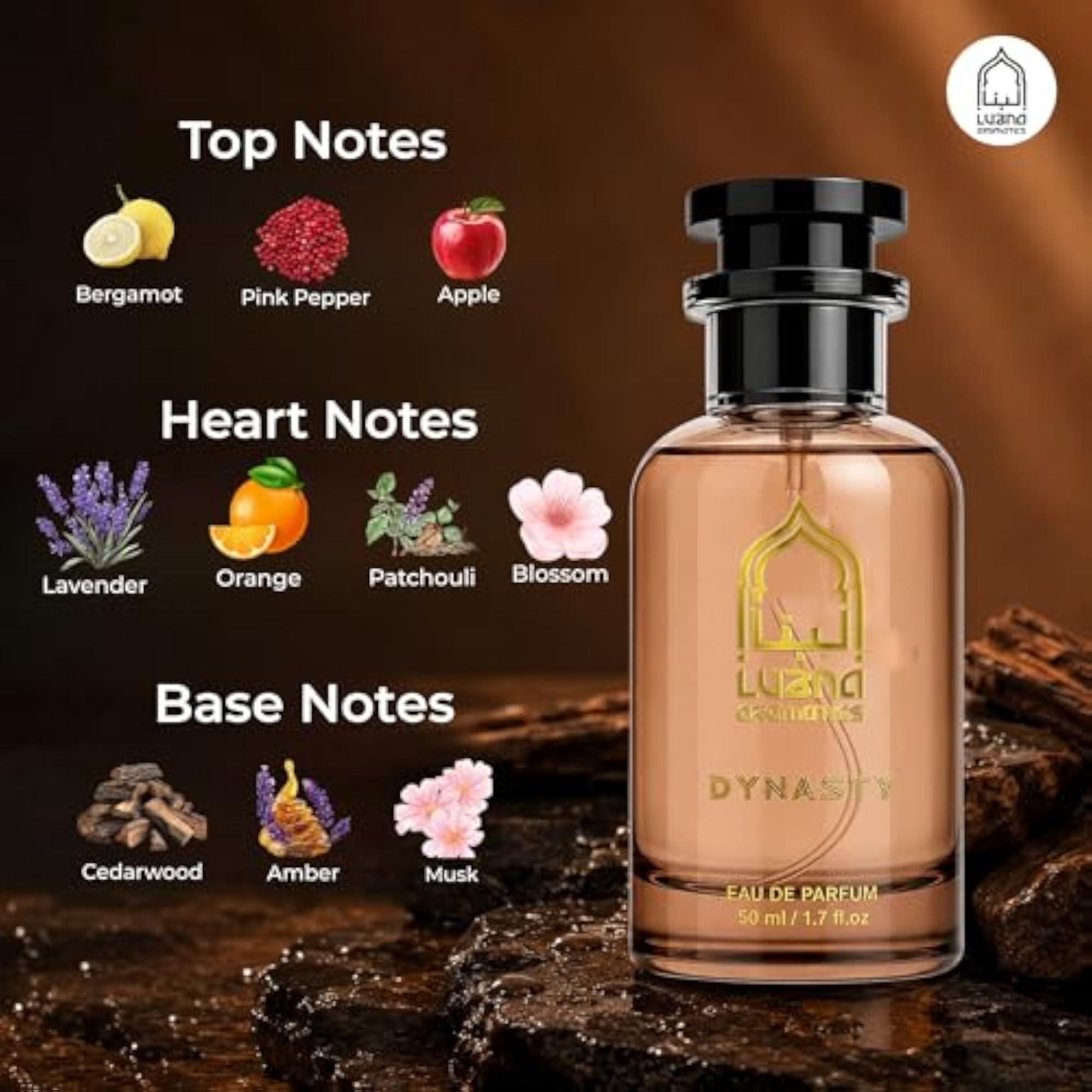 Dynasty Eau De Parfum, Long Lasting Luxury Fragrance