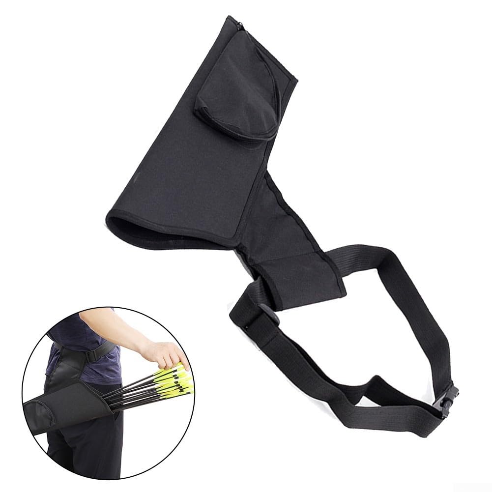Arrow Faretra Hip Bag Pouch con supporto in vita per caccia con arco ottimizzato per il tiro rapido e il trasporto stabile