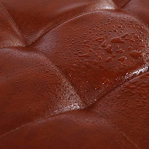 Canapé tabouret marron PU pour gagner de la place - 3