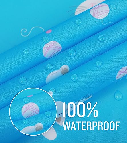 Image of SaphiRose Lightweight Kids Rain Poncho Jacket Waterproof Outwear Rain Coat