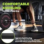 Olympic Barbell 4ft/4.9ft/6ft - 2 Inch Weight Bar for Strength Training, Weightlifting, Squat, Deadlift, Bench Press, Curl, Hip Thrusts - 50lbs/500lbs/700lbs Capacity Volcano Knurled Grip - Image 4