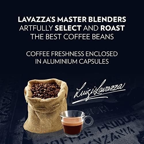 Lavazza, Qualità Oro, Nespresso Compatible Aluminium Capsules, Zero CO2 Impact, 10 Packs of 10 Capsules
