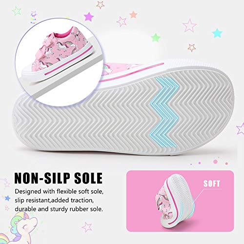 Stq Toddler Girls Shoes Slip On Sneakers For Kids Canvas Shoes Pink 5 M Us Toddler #TOP5