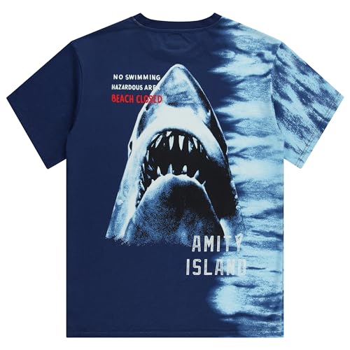 JAWS Mens Shark Movie Shirt The Movie Cape Cod Front and Back Short Sleeve Tee2