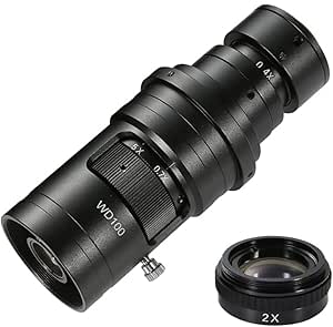 Amazon.co.jp: Microscope Adapter Adjustable Magnification C Mount Zoom ...