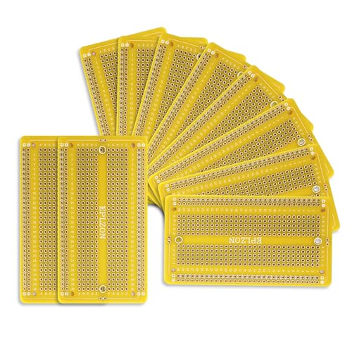 Circuit imprimé d'expérimentation PCB plaqué or pour prototypage durable