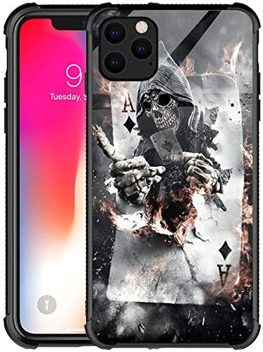 Compatible with iPhone 12 Mini Case,Grim Reaper is Here iPhone 12 Mini Cases for Girls,Anime Pattern Design Shockproof Non-Slip Case for Apple iPhone 12 Mini