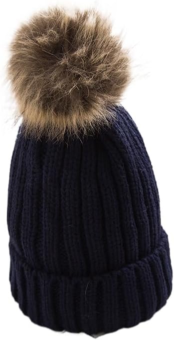 Beanie Women's Autumn and Winter Knitted Hats and Warm Pullovers
