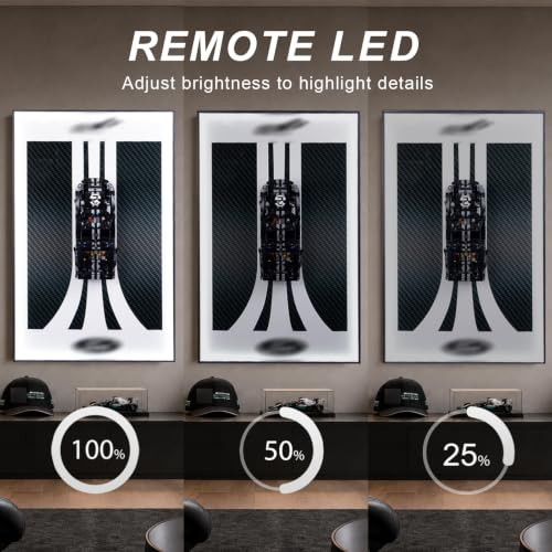 Image of Display Wallboard for Lego Technic 1966 Ford GT40 MKII-42223 Race Car, Display Wall Mount with Led Lights, Home Decor Adult Collectibles Wall Mount, Gift for Car Model Collectors(No Car Included)