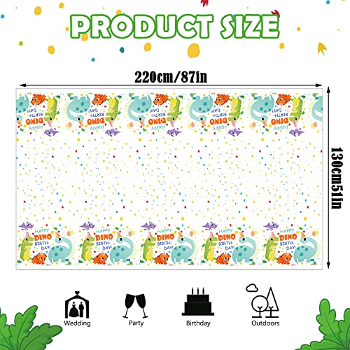 4 Pezzi Tovaglie per Feste di Dinosauri - 220 x