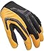 Leather Work Gloves Heavy-Duty, Water-Resistant Palm, Comfortable Industrial & Mechanic Use