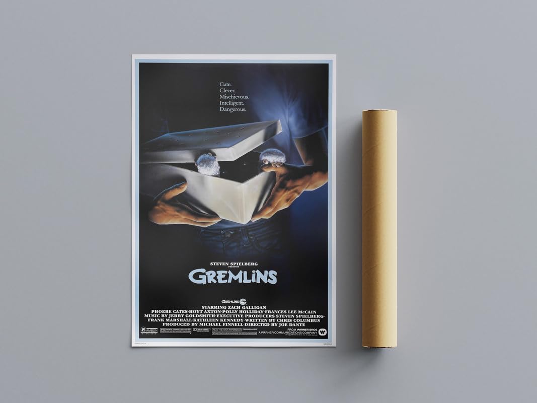 Pixie Posters Multi Colour 80S Classic Movie Posters Gremlins Wall Art (A4 Size 21Cmx29.7cm)
