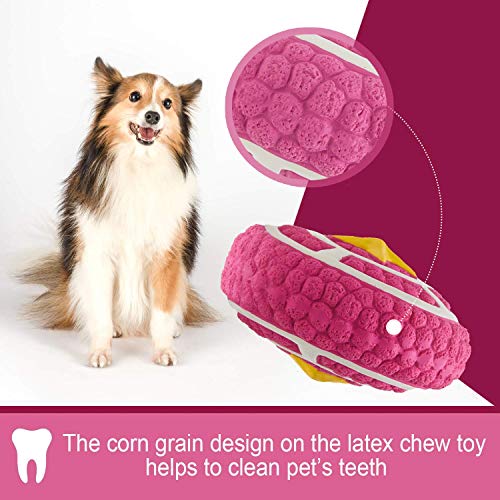 Image of EETOYS Petlicious and More Dog Latex Squeaky Pie Toy (Medium)
