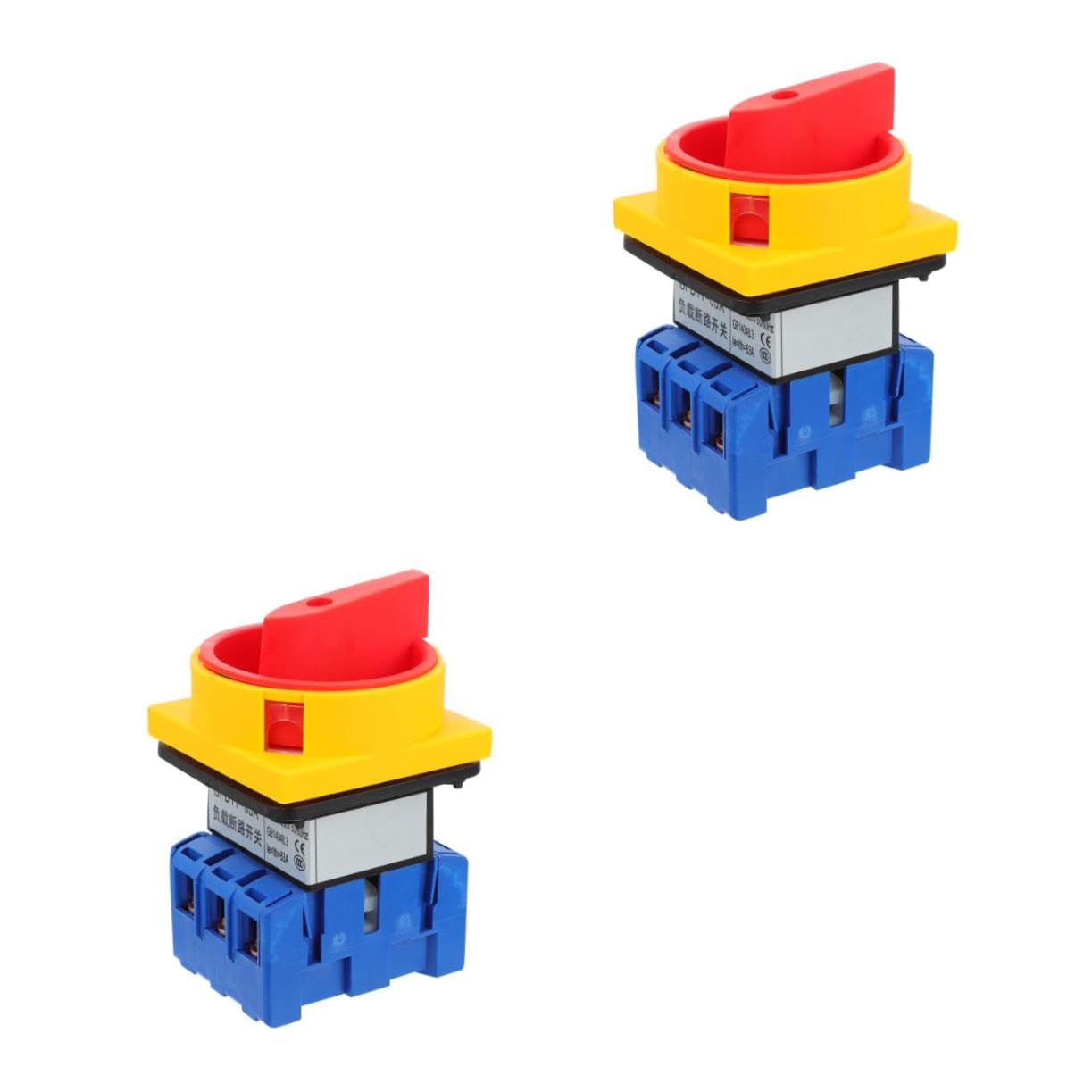 Ciieeo 3 Changeover Rotary Circuit Breaker Switch with High Temperature Resistance Easy Control for Use for Electrical Applications