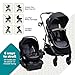 Safety 1st onBoard Slide 6-in-1 Infant Car Seat & Baby Stroller Travel System with SafetySlide Base, Rocky Point