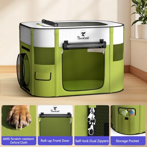 Pawaboo 2-in-1 Portable Dog/Cat Playpen with 600D Oxford by Pawaboo - Used condition - Image 5