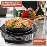 Nuwave Gold Precision Induction Cooktop, Portable, Powerful with Large 8” Heating Coil,100°F to 575°F, 3 Wattage Settings, 12” Heat-Resistant Cooking Surface - Image 3