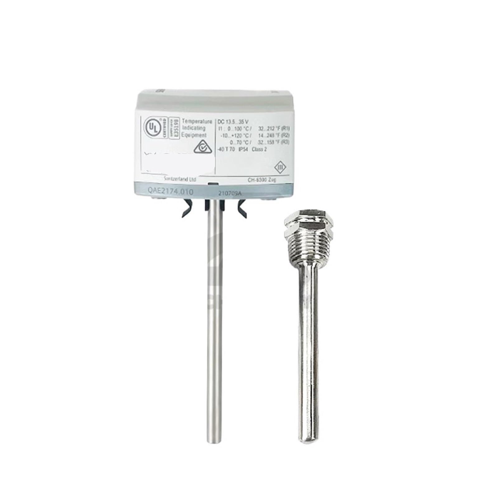 Imqmmdvn Qae2164.015 1Pcs Immersion Temperature Sensor Qae2121.010 Qae2121.015 Qae2164.010 Qae2174.010 Qae2174.015(Qae2164.015)