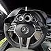 Hand-Stitched Steering Wheel Wrap for Mercedes C-Class W204/E-CLASS W212 W207/SLK-Class C172/CLA-CLASS W117/CLS-Class C218 2012 2013 2014 Interior Steering Wheel Protection Skin Cover Accessories