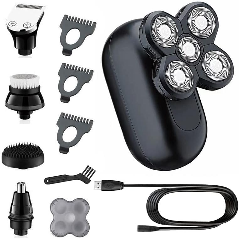 Head Shavers for Bald Men, Waterproof kit powerful LCD display electric shaver for men beard hair trimmer stubble electric razor bald head shaving machine