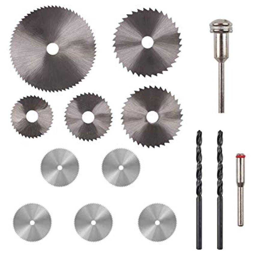 Diy Crafts CT-DIY-HI-47275 Rotary Tools Cutting Wheel for Dremel Tools Accessories Circular Saw Blades Cutting Disc, Mandrel, # 11, Pack of 10 (Multicolor) 1