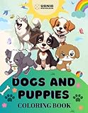 Dogs and Puppied Coloring Book: A Diverse Collection of Adorable Illustrations with Doggie Delights for an Educational and Enjoyable Journey