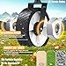 KESSER® Bollerwagen faltbar mit Dach Handwagen Transportkarre Gerätewagen klappbar mit 360° drehbare Vorder-Räder, Vorderrad-Bremse & Vollgummi-Reifen inkl. XXL Außen-Tasche, 2 Netztaschen & Abdeckung