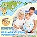 Sinceroduct Stickers for Kids, 1300+ Cute Animals Water Bottle Sticker, 8 Sheets of Children Stickers with Different Theme Scrapbooking for Classroom, Christmas Day, Crafts, Party Favors, Decorations