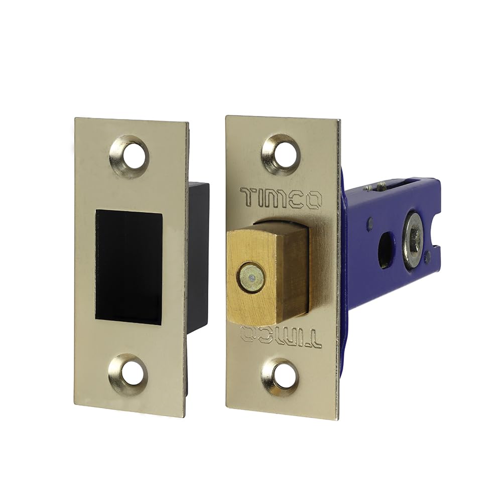 Timco - Architectural Tubular Deadbolt - Electro Brass & Satin Nickel (Size 78 Case / 57 Backset - 1 Each)