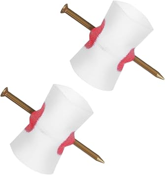 2 PCS Adults Nail Through Finger Scary Prank Pranks Props Nail Trick Prank Tool for Party Fun,Halloween