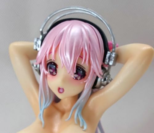 HIMODELGK 1/7 DreamTech Super Sonico White Swimsuit Off Style Sexy Naked Hentai Anime Adult Nude Figure. Japanese Anime Sexy Doll Action Figures Dolls 1/7 Huge Breasts Sexy Anime Girl Figure