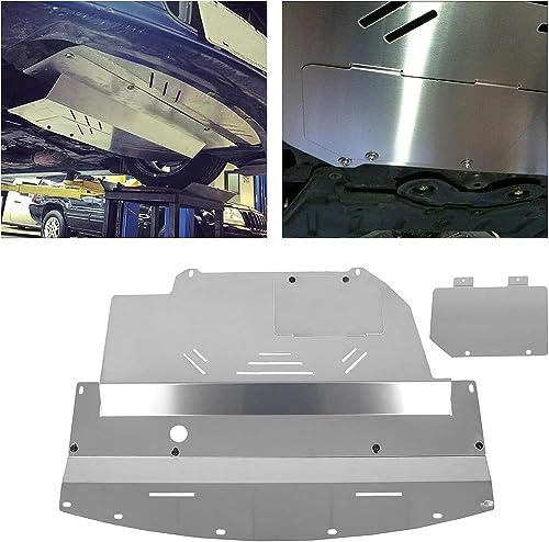 ECOTRIC Engine Splash Shield Aluminum Compatible with 2003-2009 Nissan 350Z 2003-2008 Infiniti G35 RWD Sedan G35 Sedan 2WD G35 Sedan 2WD G35 Coupe Skid Plate Under Tray Engine Cover Easy Oil Change