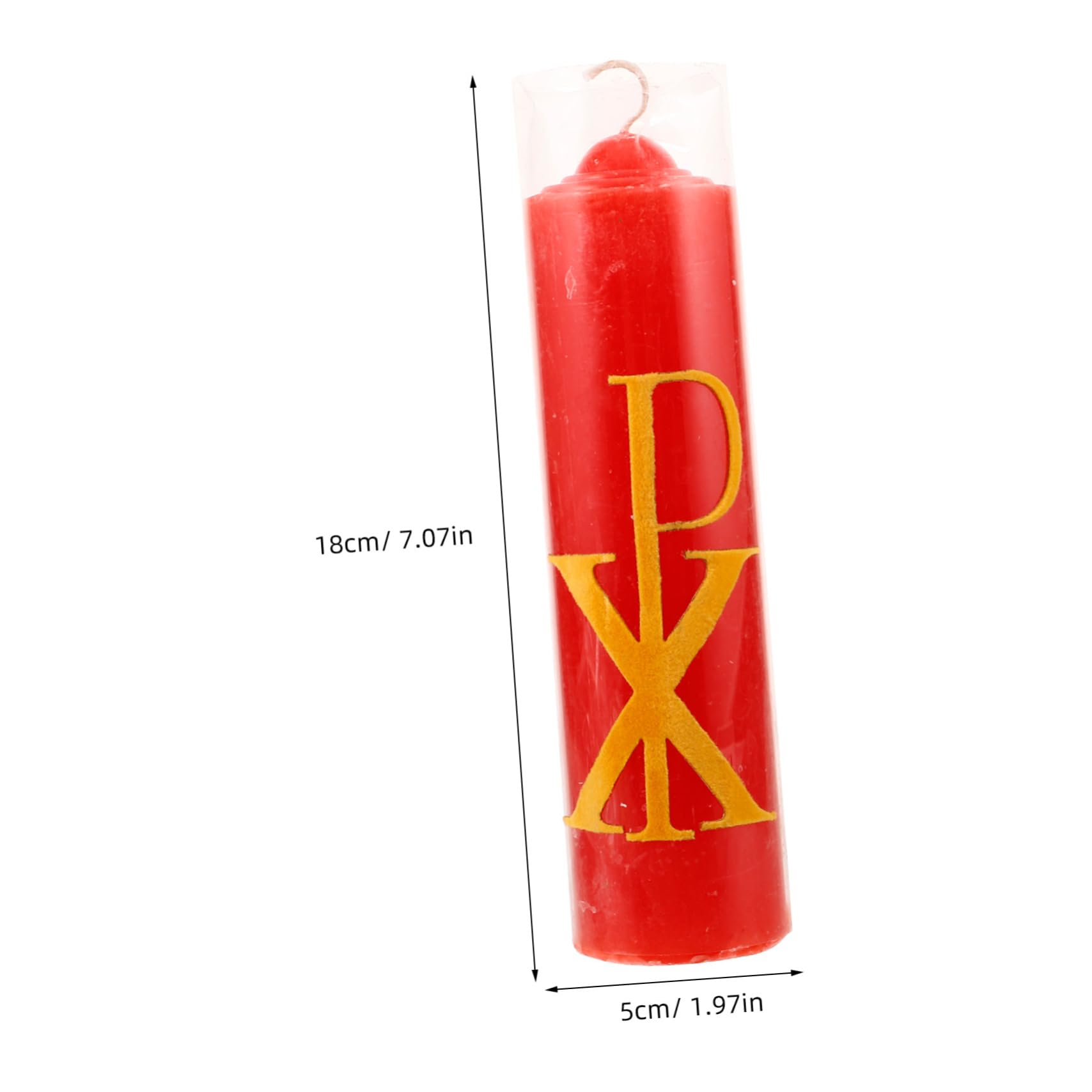PRETYZOOM Craftsmanship Holy Candle Decor Soy Wax Prayer Candle for Sacrament Religious Events