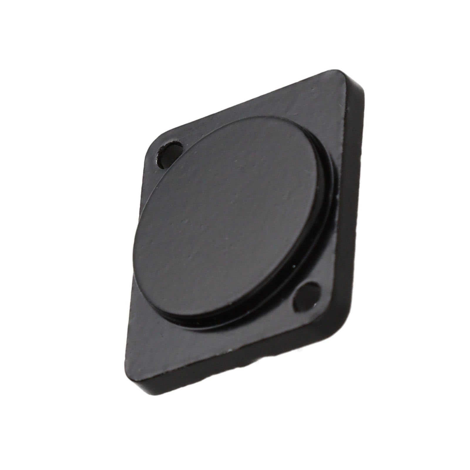 kenable Brushed Aluminum Black Blank Spacer Wall Plate Insert D-Series Chassis 30x30x30mm