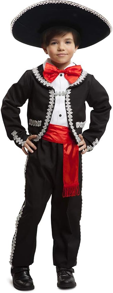 Dress Up America Traditional Mariachi Costume For Boys - Mexican Dress Up Set For Kids - Jacket, Pants, Bow-Tie And Sash
