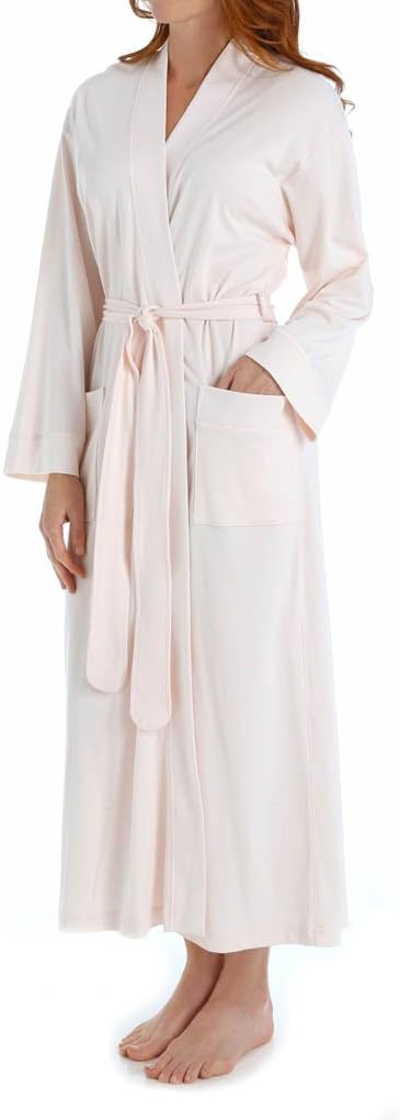 P-Jamas Women's 355660 Butterknits Long Wrap Robe