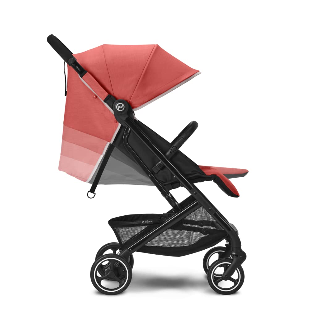 CYBEX Gold Passeggino Beezy con Cintura One-Pull, Per Bambini dalla Nascita Fino a 4 Anni Circa (Max. 22 kg), Compatto e Ergonomico, Hibiscus Red (Rosso)