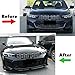 PNHJBAMW Front Bumper Lip Spoiler Splitter Compatible for BMW 3 Series G20 LCI M Sport 320i 325i 2023 2024 Front Shovel Lip Bumper Protection(Carbon Look)
