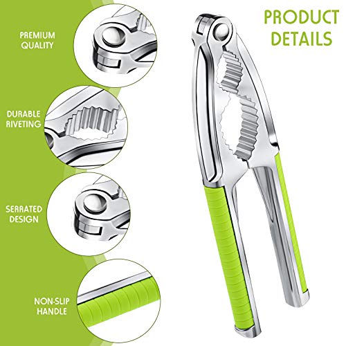 image for Patelai 2 Pieces Walnut Cracker Tools Walnut Nutcrackers Metal Nut She