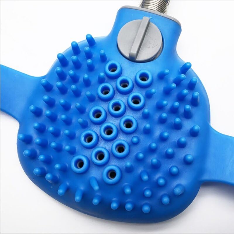 PET FUN® Premium Pet Bath Gift Pack – Handheld Dog Shower Sprayer & Silicone Massager for Dogs & Cats | Extendable Hose for Indoor/Outdoor Use | Easy Cleaning & Grooming Set for Pets