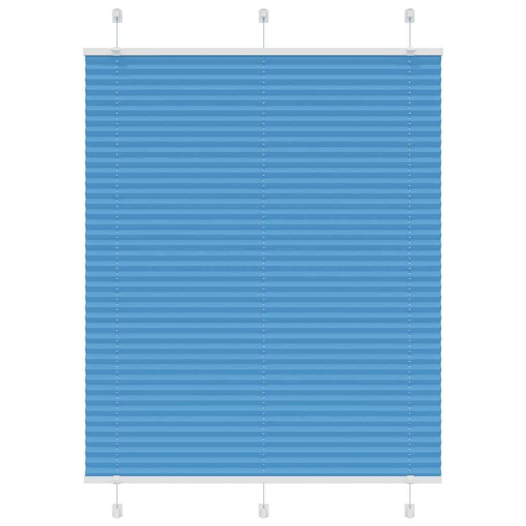 Vidaxl (Blue, 105 X 100 Cm) Pleated Blind Anthracite 95X100 Cm Fabric Width 94.4 Cm Polyester